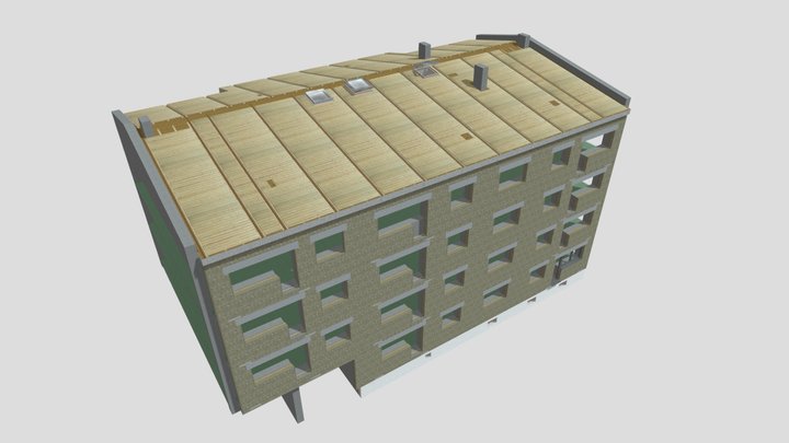 Serielle Sanierung - Rivestimento prefabbricato 3D Model