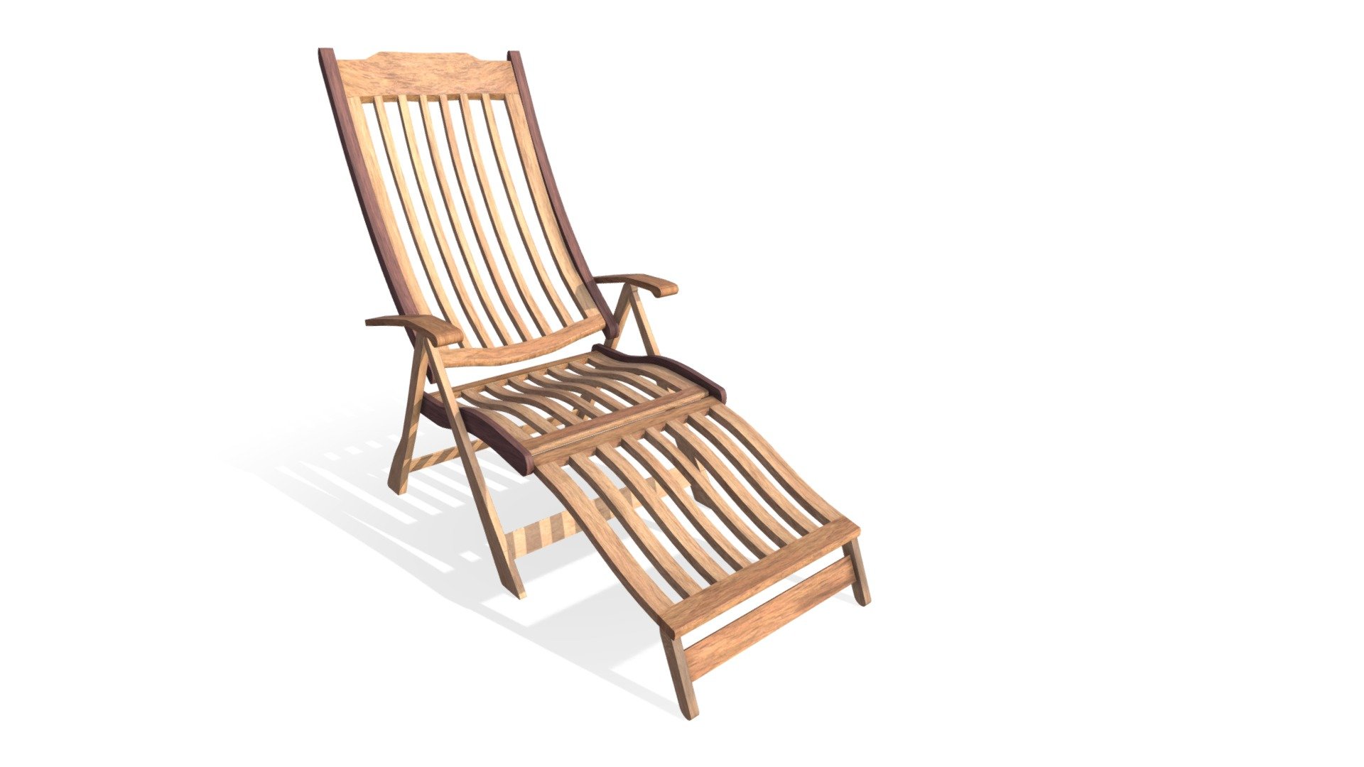 Deck Chair Download Free 3D model by Aira (Perian) [b0d801d] Sketchfab