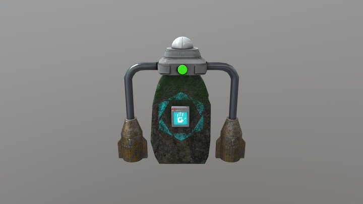 Monolithe 3D Model