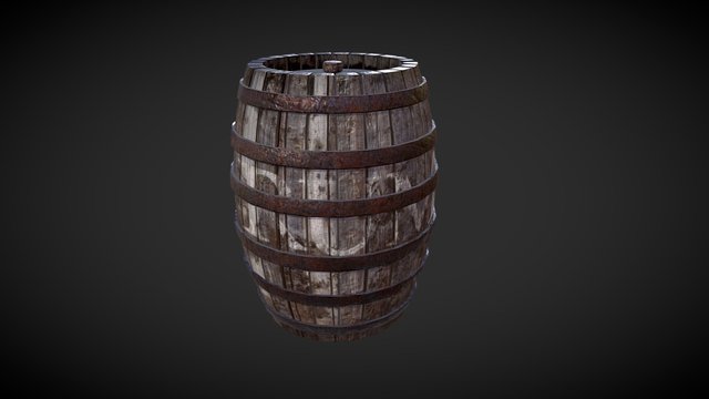Old Wooden Barrel