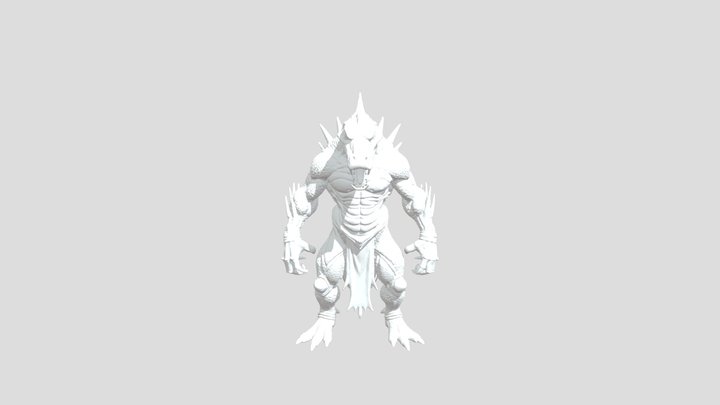 a humanoid crocodile