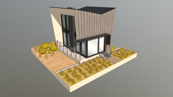 Low Poly Exterior 3D Model