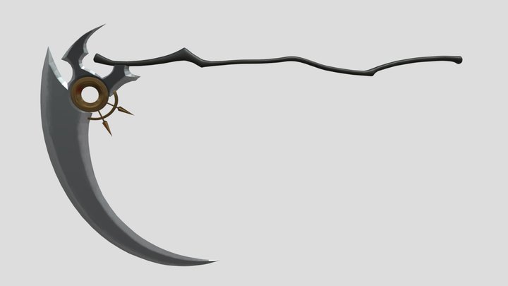 Calliope Mori's Scythe 3D Model