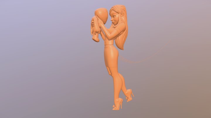 Gwen Stacy 3D Model