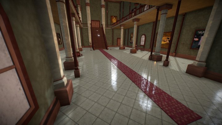 Modular Mansion 3D Model