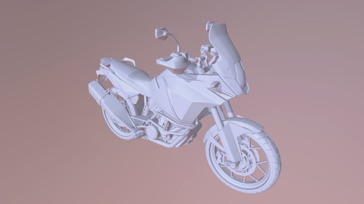 KTM 1090 Motorbike 3D Model