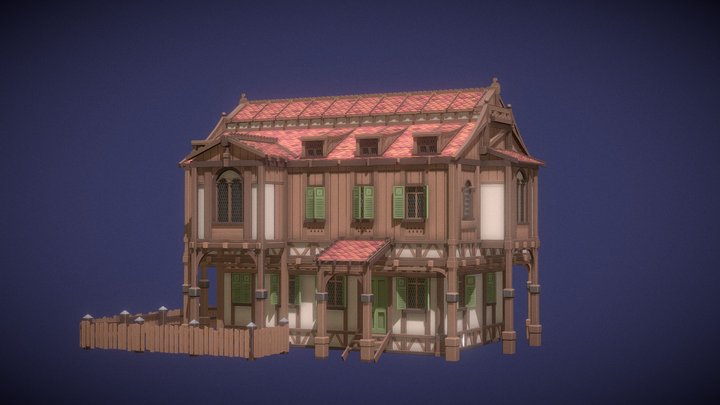 [COURSE ASSET] Project : Medieval House 3D Model