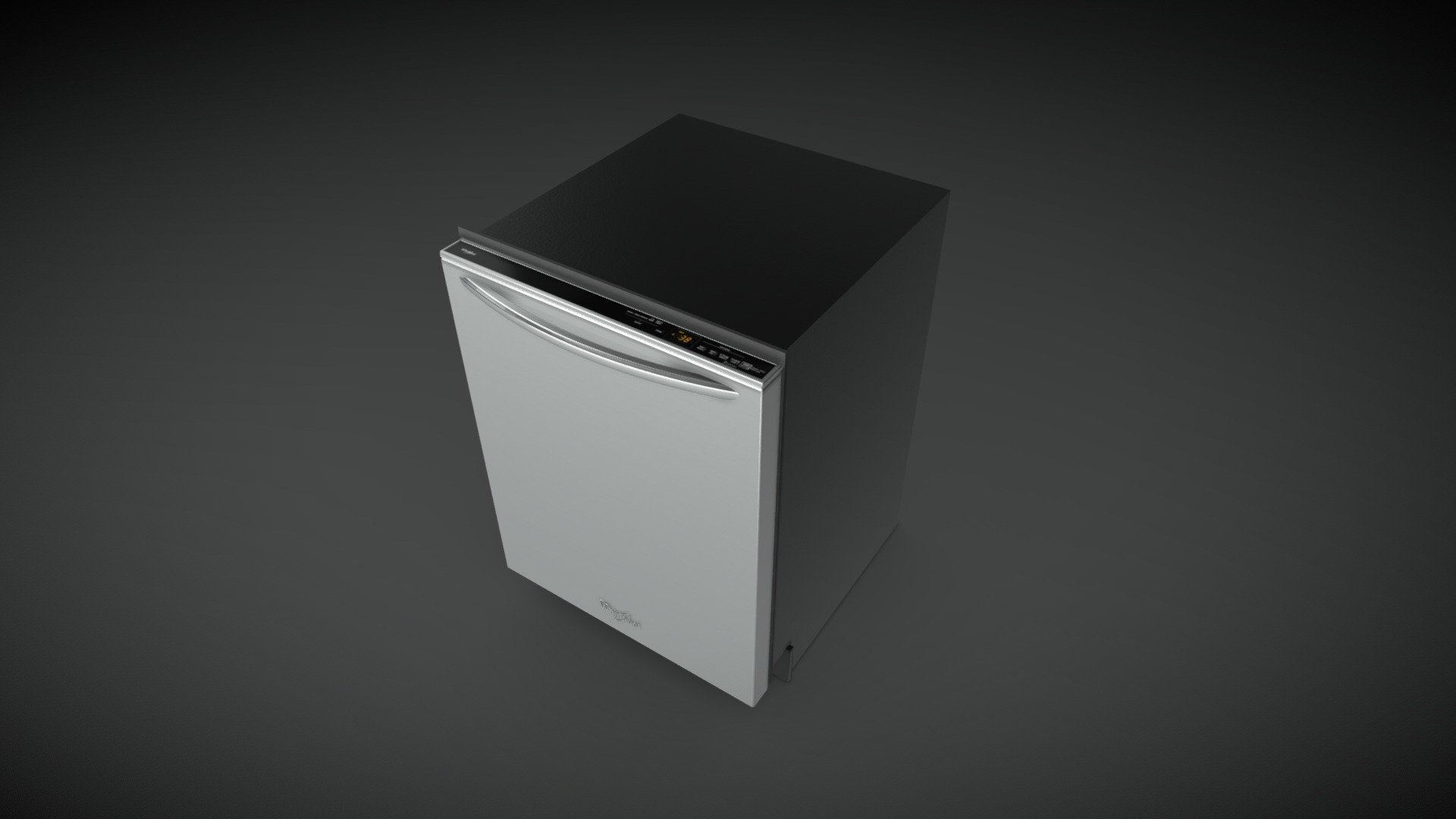Dishwasher_Whirlpool 3D model by BIMaire (bimairellc) [b0defd4
