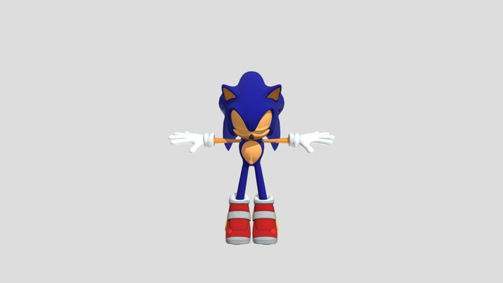 SA1 Sonic 3D Model