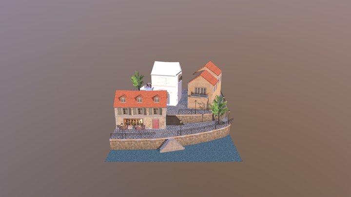 1DAE20_Korevaar_Boris_CityScene 3D Model