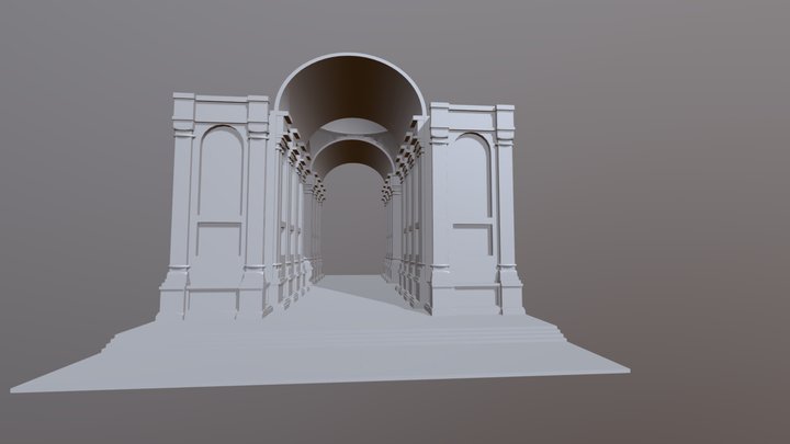 Ricostruzione Scuola di Atene 3D Model