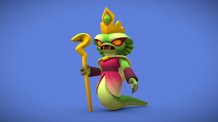 Warrior Way –  Serpent Mother 3D Model