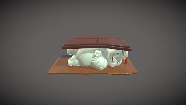 Mini Stay Puft from Ghostbusters Afterlife 3D Model