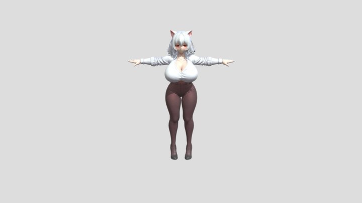 Sexy girl 3D Model
