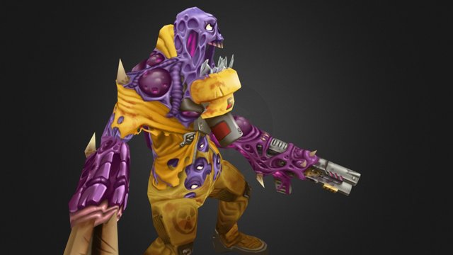 Nestor - Corrupted Zealot 3D Model