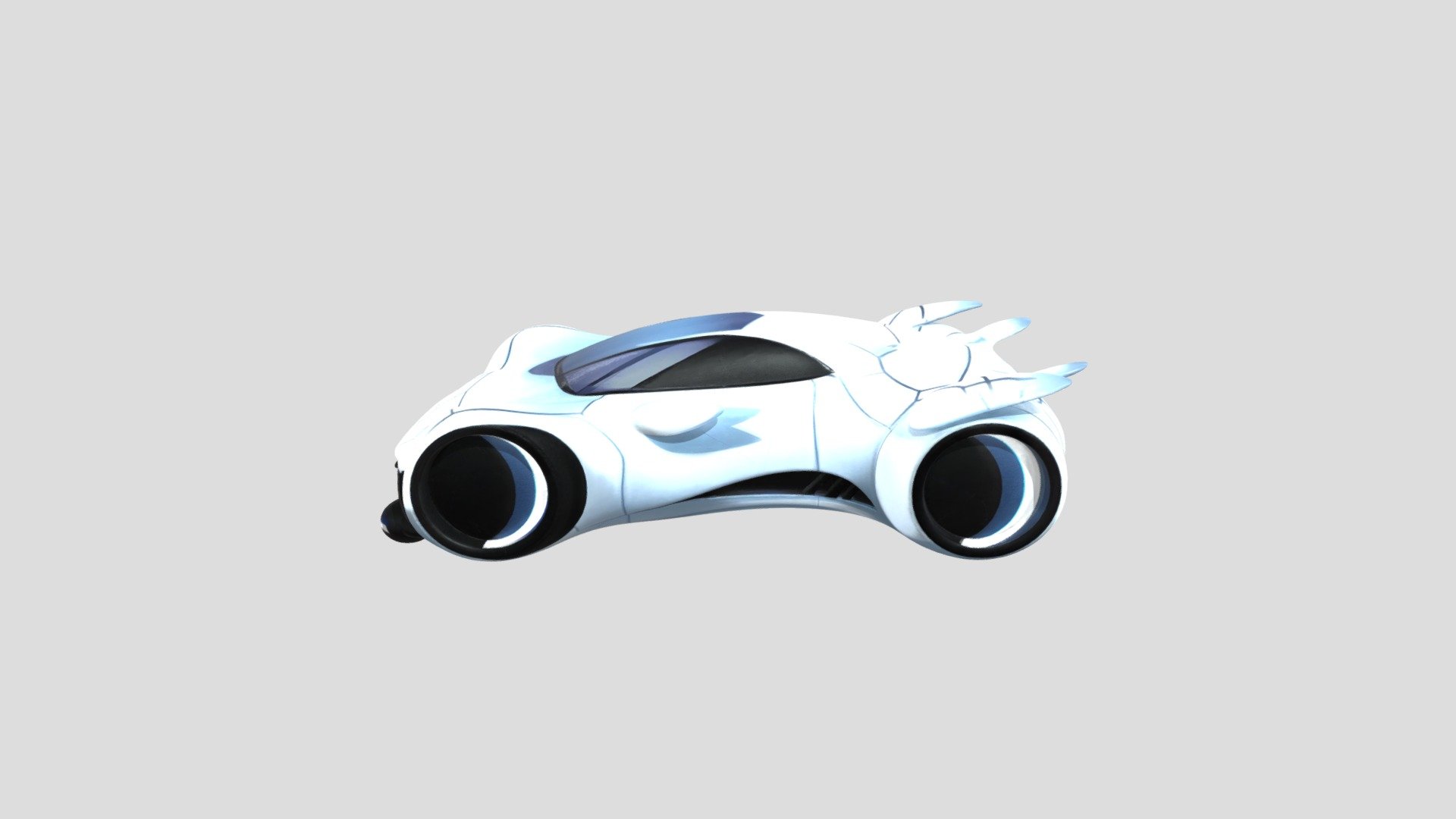 Futuristic Racer - 3D model by numaaan48 [b0e1f28] - Sketchfab