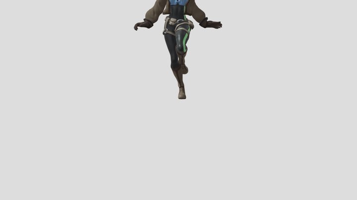 Catwalk Walking 3D Model