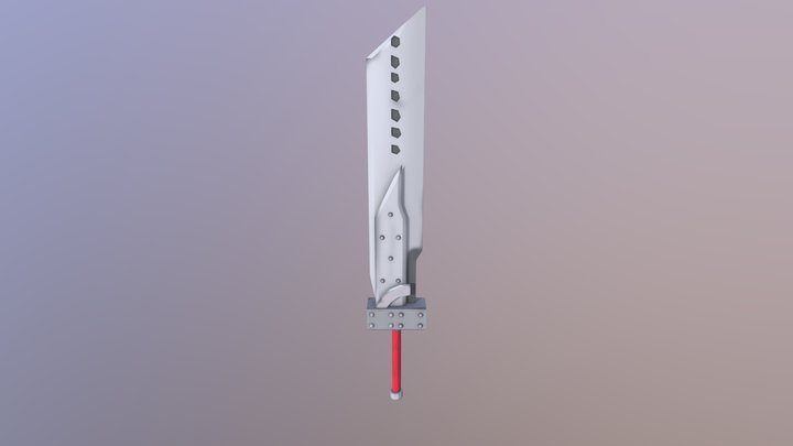 Cloud Fusion Sword 3D Model