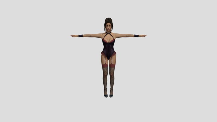Cynthia_alt_outfit_silent_hill_4 (VR SUPPORTED) 3D Model