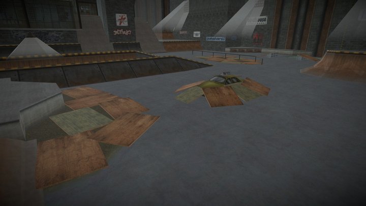 THPS "Warehouse" 3D Model