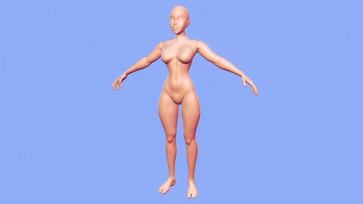 Stylized_Girl 3D Model