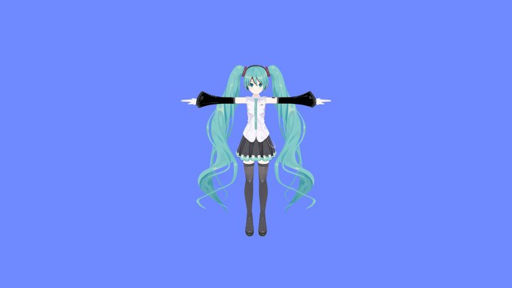 HatsuneMiku 3D Model