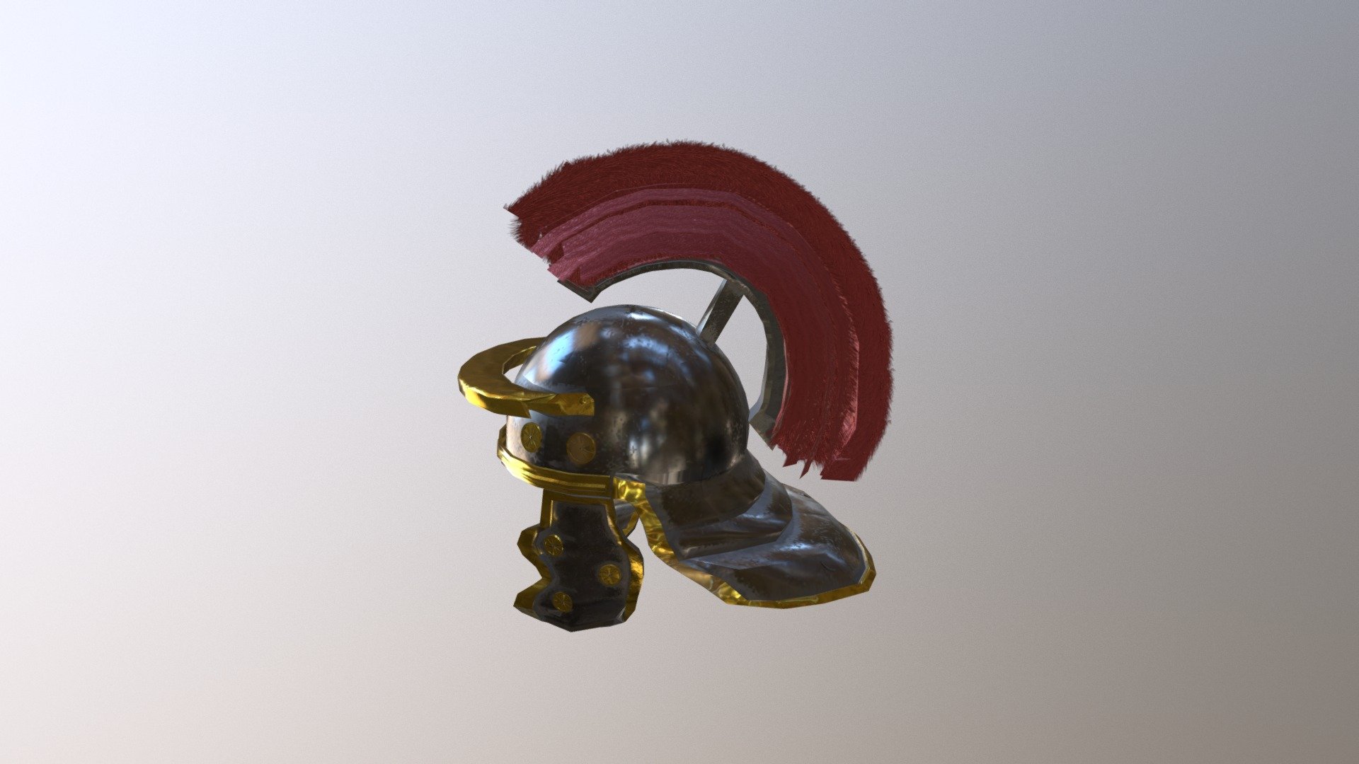 Centurion Helmet Low Res - Download Free 3D model by Gareth Boyd ...