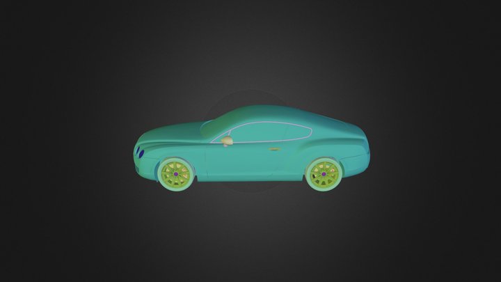 Car Bentley Continental GT 3D Model