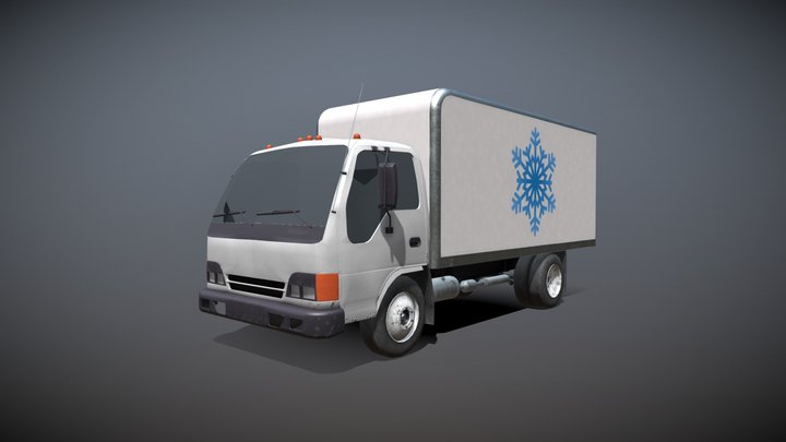 Box-truck 3D Model