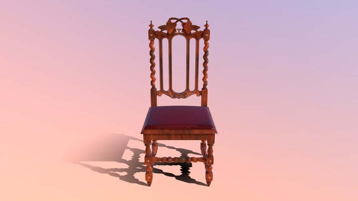 Antique Chair (WIP) 3D Model