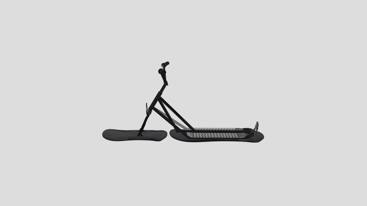 Snow Scoot Hurrican Chassis Full 3D Model