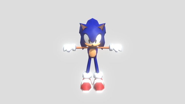he is rising (Sonic Generations) (Nintendo 3DS) 3D Model