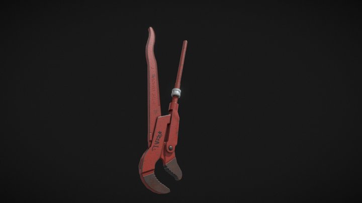 Swedish pipewrench 3D Model