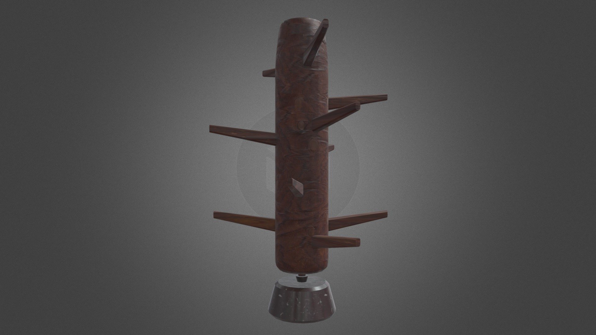 Spiky Wooden - 3D model by ZedFox [b0ebff4] - Sketchfab