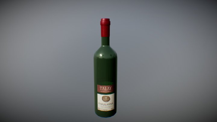 Wine bottle – Kostenloses 3D-Modell STL