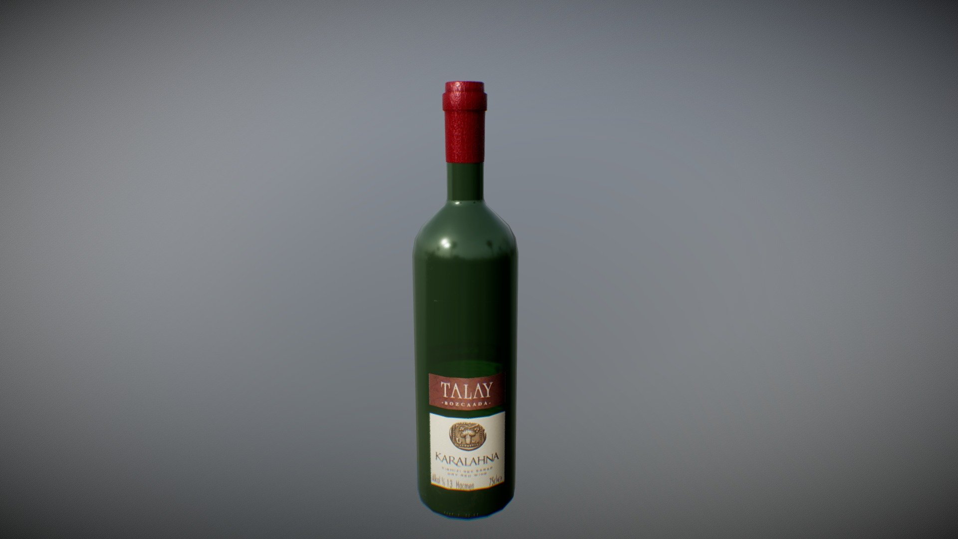 Wine bottle Download Free 3D model by Batuhan13