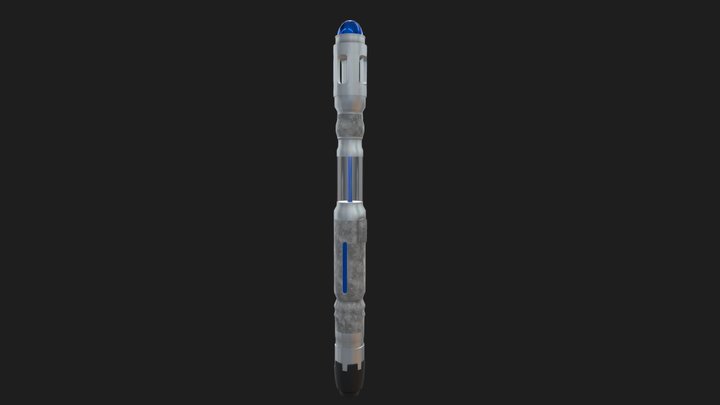Sonic Screwdriver (10th Doctor) 3D Model