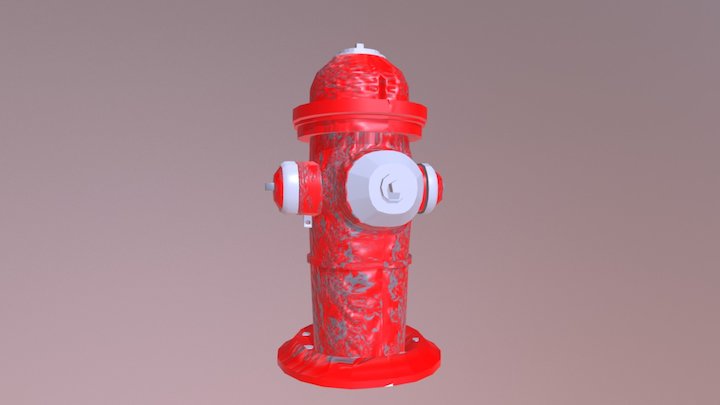 Fire hydrate 3D Model