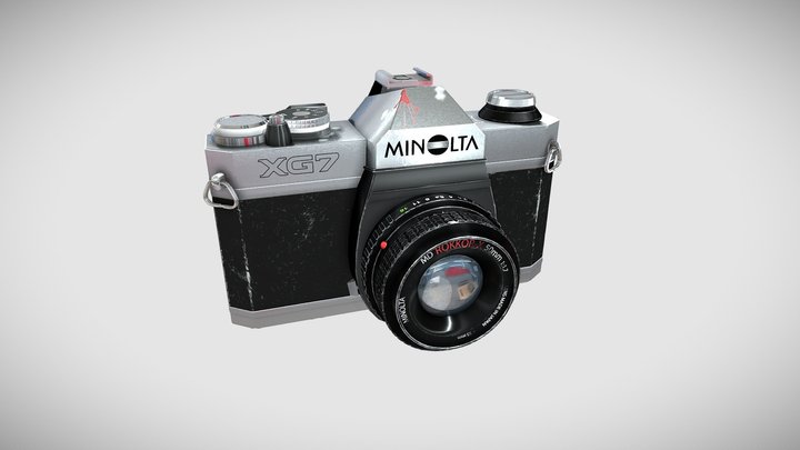 MINOLTA XG7 CAMERA 3D Model
