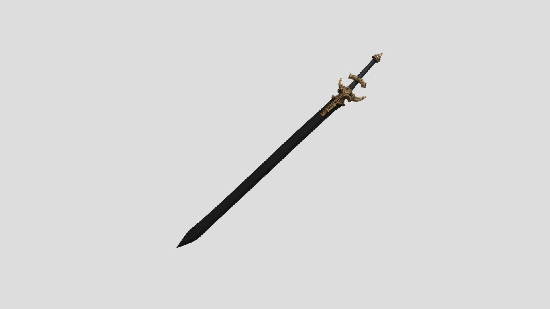 Black sword #1 - Download Free 3D model by suddel (@suddel13) [b0eefa8 ...