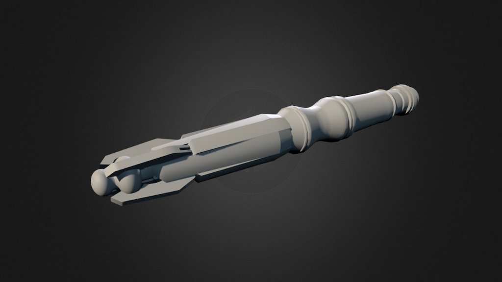 Screwdriver (Sonic Screwdriver) - 3D model by Jonathan Franklin ...