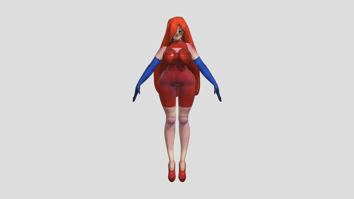 Jessica Rabbit 3D Model
