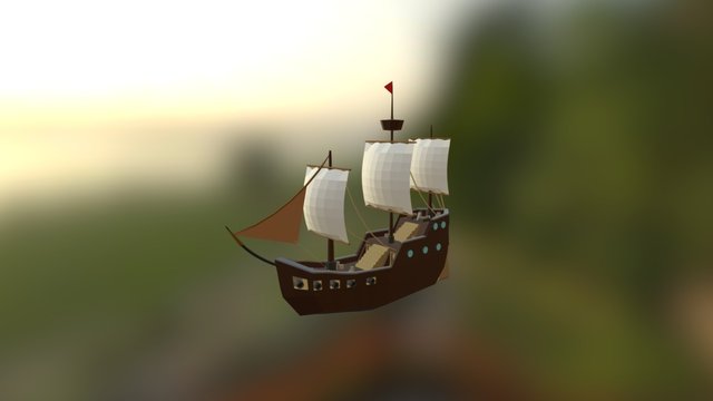 Pirate Ship | By: Quel Art 3D Model