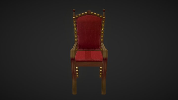 Study Chair 3D Model