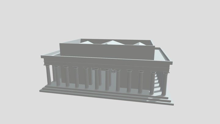 CGT 116 Doric Pillar Week 3 export 3D Model