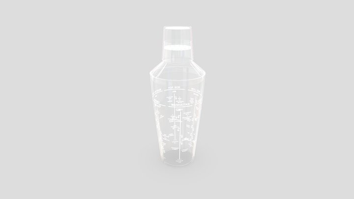 Acrylic Cocktail Shaker 3D Model