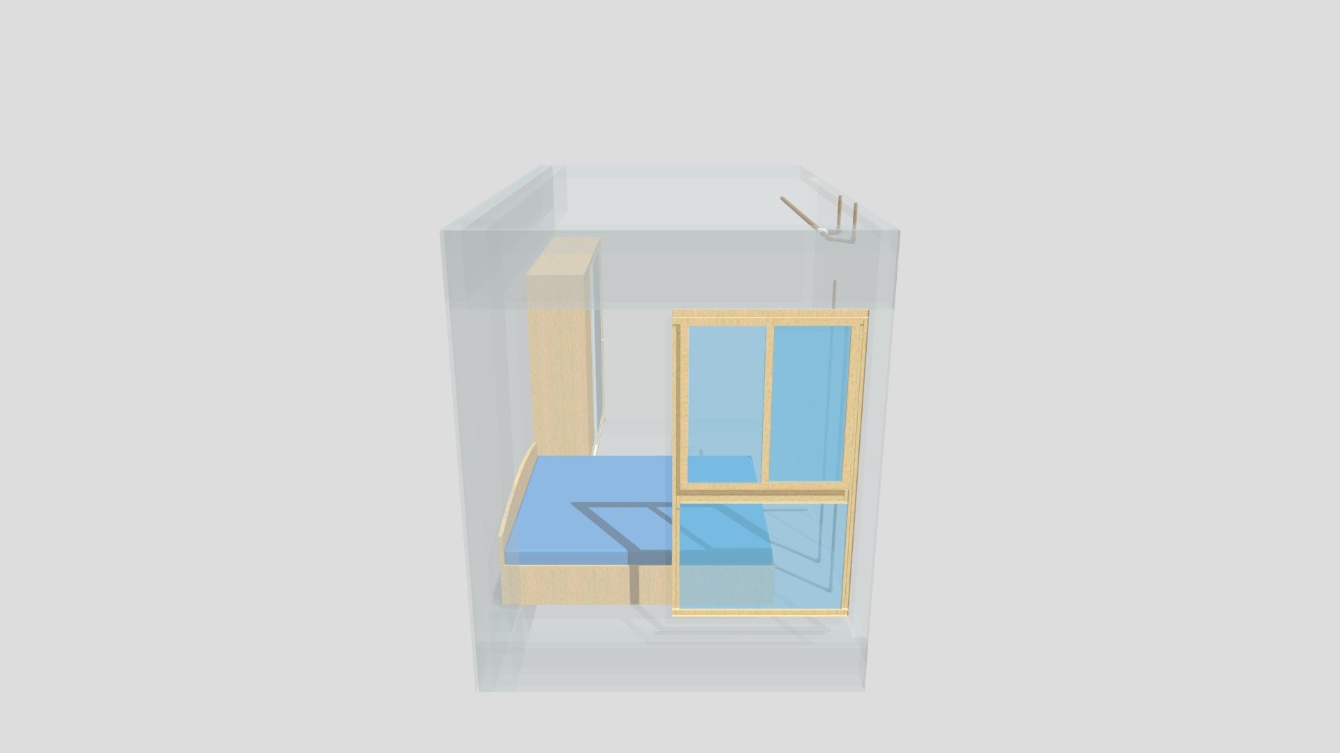 Quarto + hidrossanitário