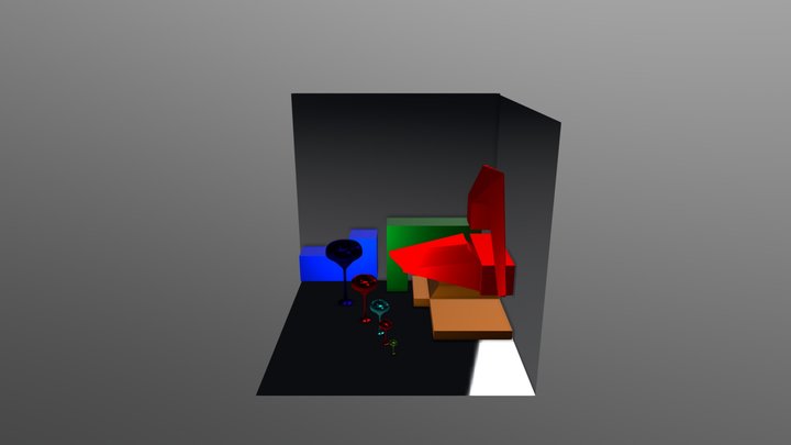 แก้วว 3D Model