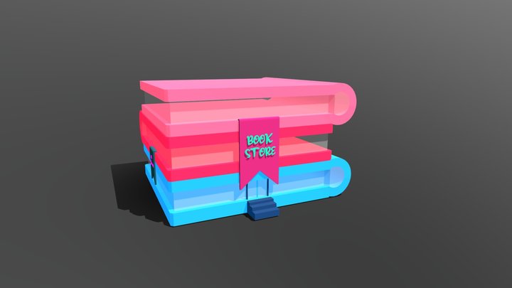 Book Store 3D Model