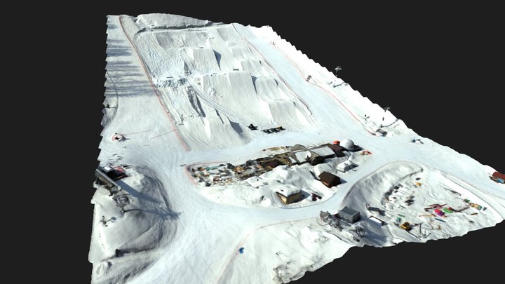 New Star Camp Winter 3D Model